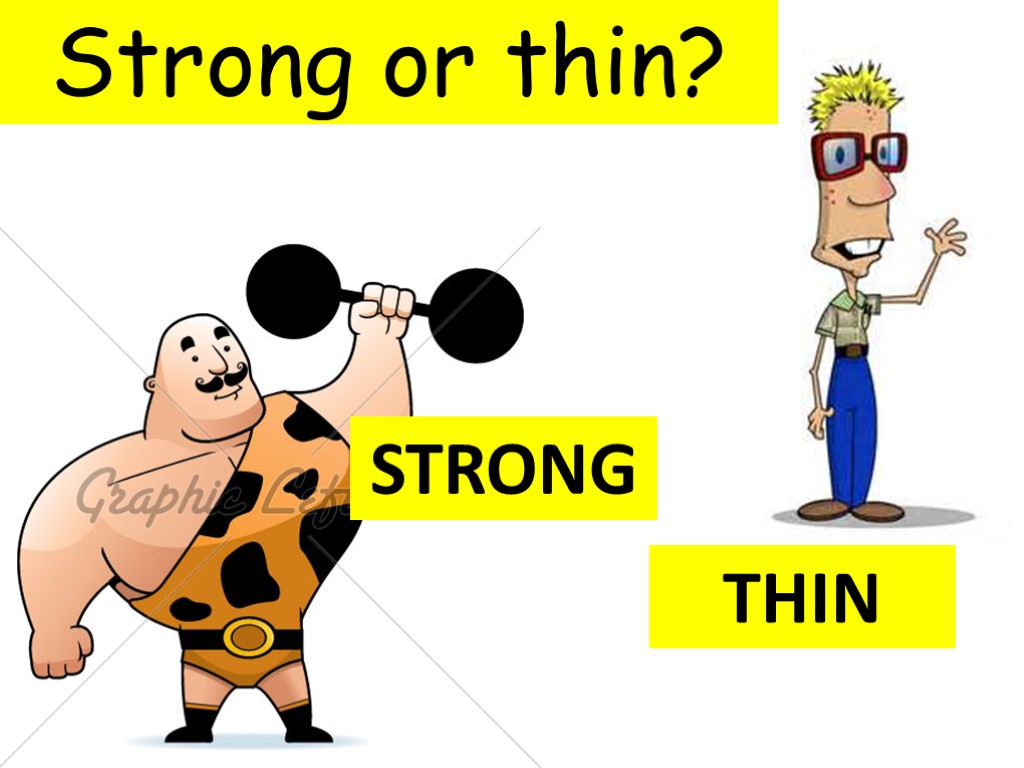 STRONG THIN Strong or thin?